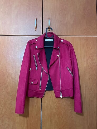 Mango süet biker ceket