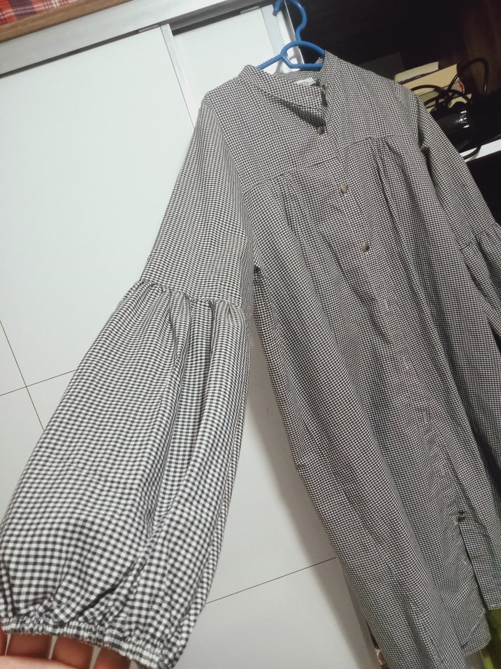 minik kareli tunik - Görsel 3