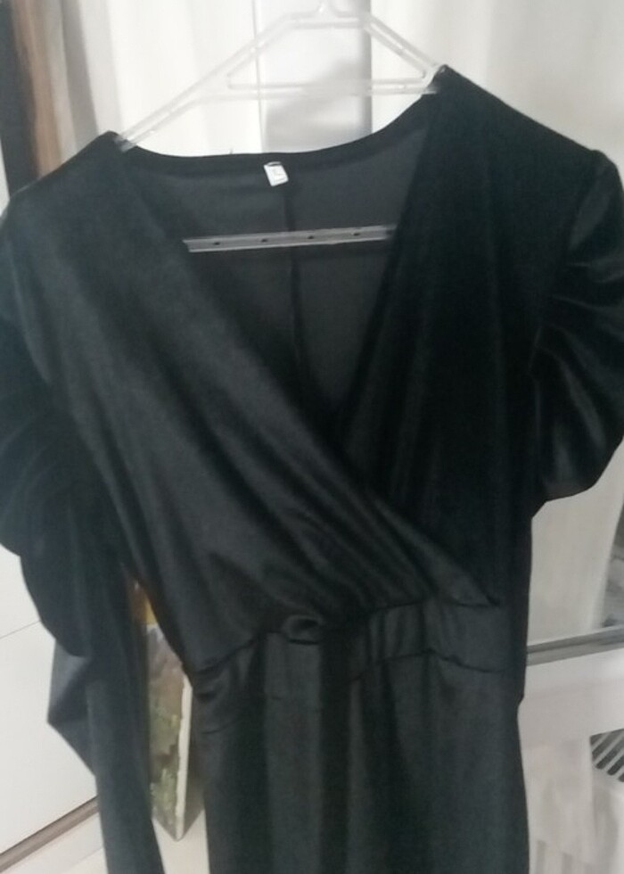 Kadife elbise - Görsel 2