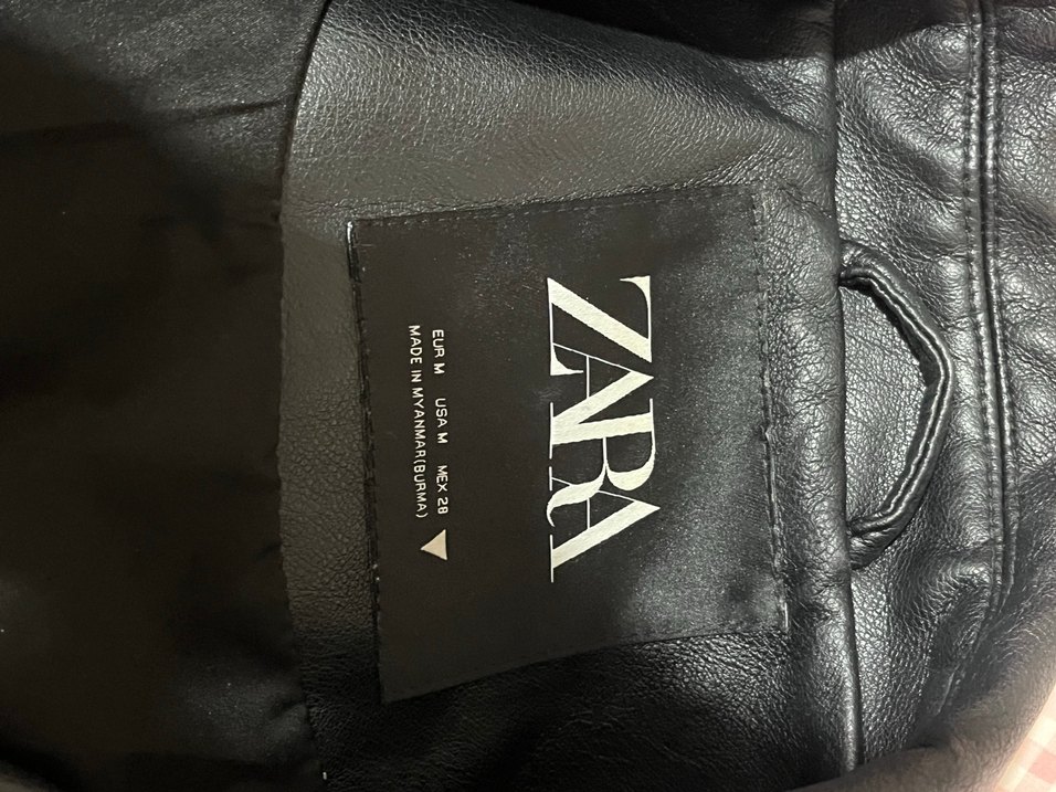 Kadın Zara deri ceket - Görsel 2