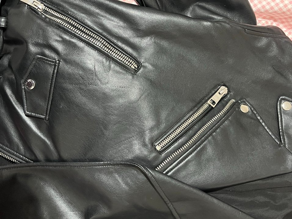 Kadın Zara deri ceket - Görsel 3