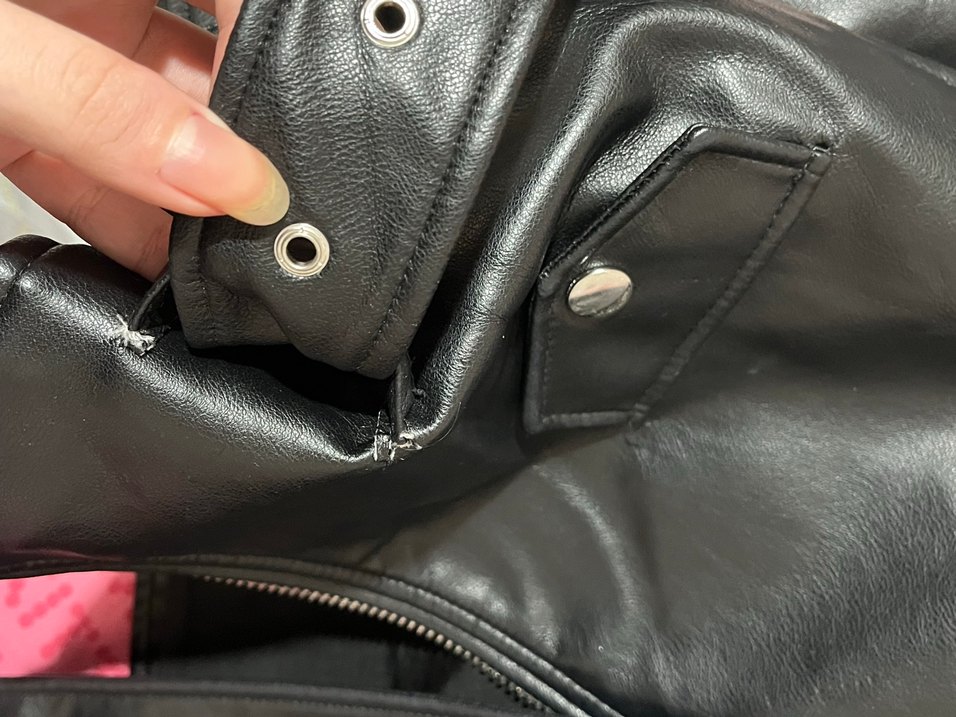 Kadın Zara deri ceket - Görsel 4