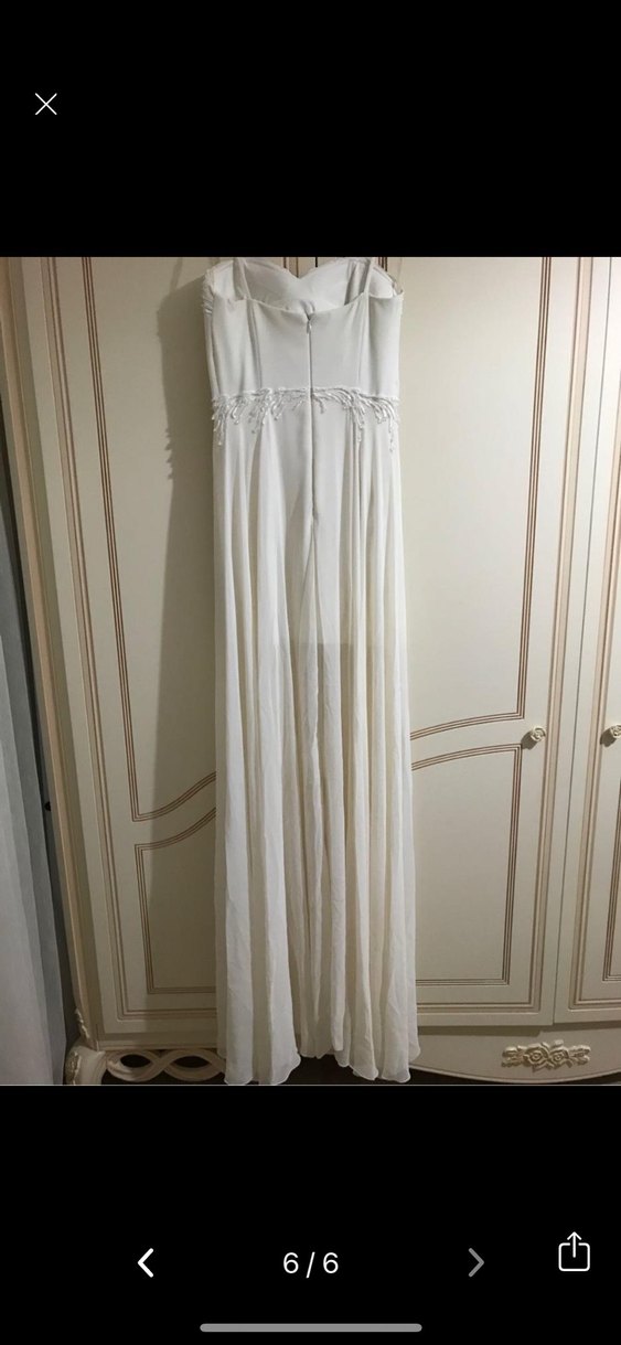 Beyaz abiye - Görsel 5