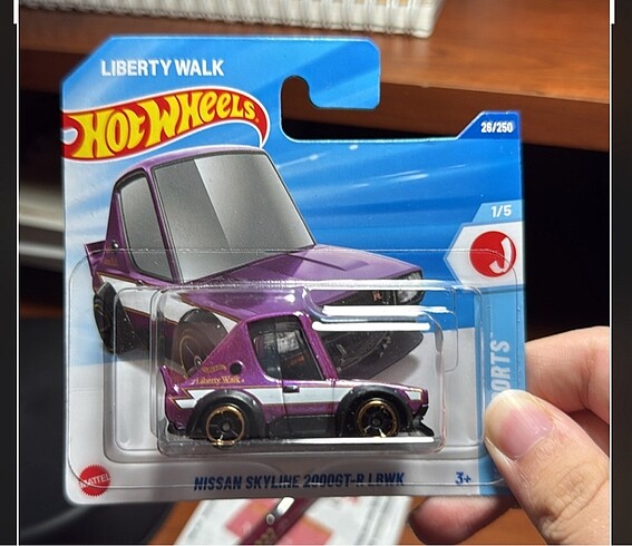 Hot Wheels 2025 - Nissan Skyline 2000GT-R LBWK / Fotoğrafta görü