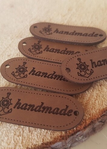 Handmade etiketler 20 adet olarak gönderim sağlanacaktır