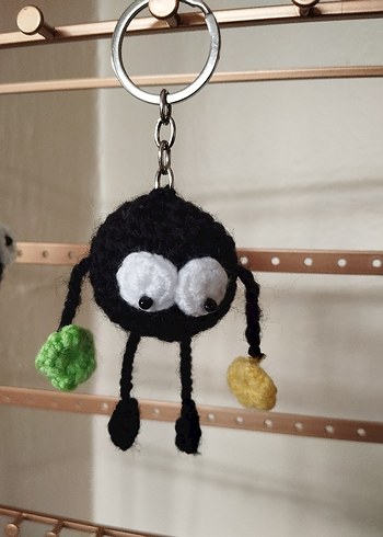 Susuwatari (is / kurum ruhları ) anahtarlık - Görsel 3