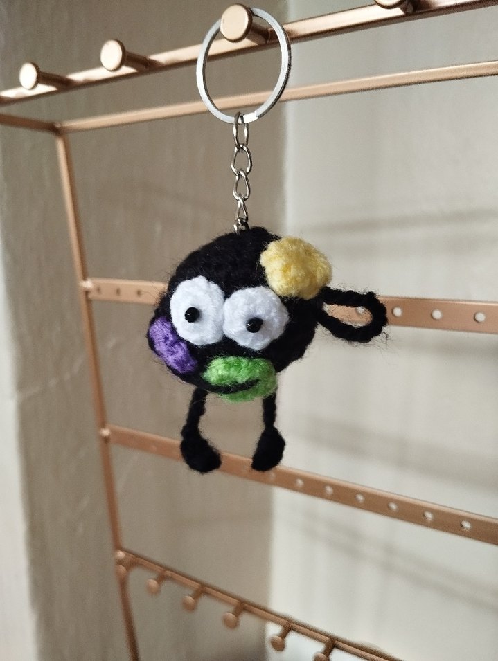 Susuwatari (is / kurum ruhları ) anahtarlık - Görsel 5