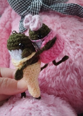 Kurbağa Anahtarlık / Çift Anahtarlıkları - Görsel 3