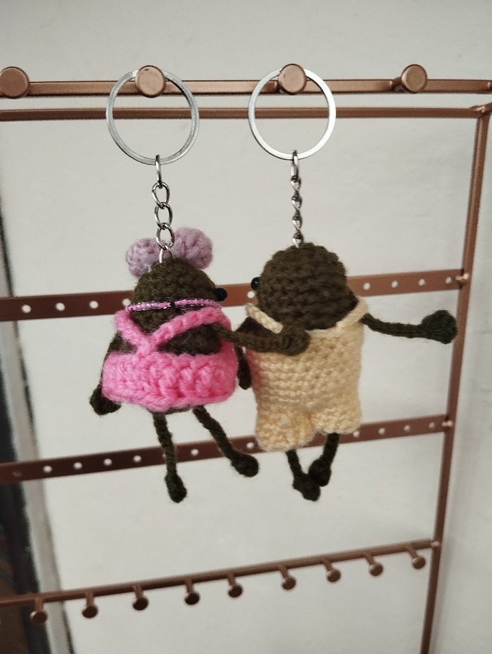 Kurbağa Anahtarlık / Çift Anahtarlıkları - Görsel 4