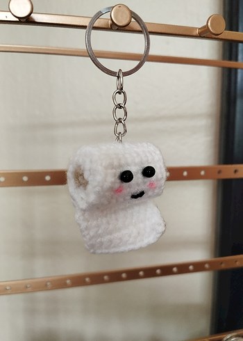 Örgü Tuvalet Kağıdı Anahtarlık - Görsel 2