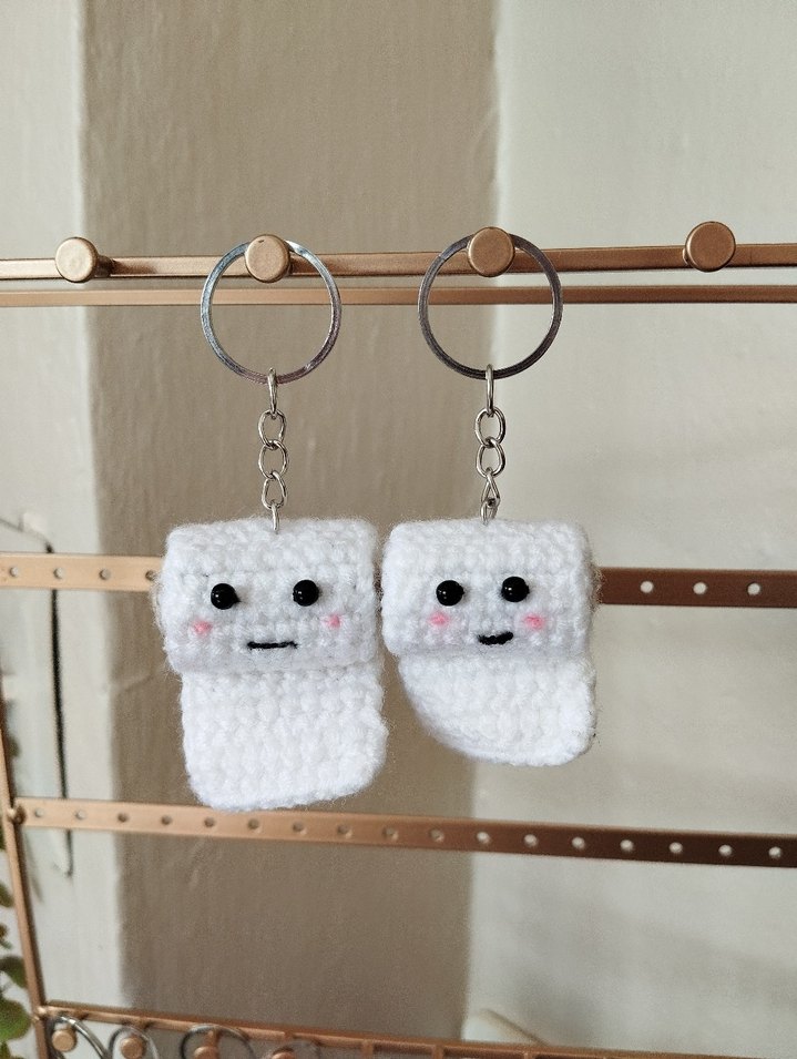 Örgü Tuvalet Kağıdı Anahtarlık - Görsel 3