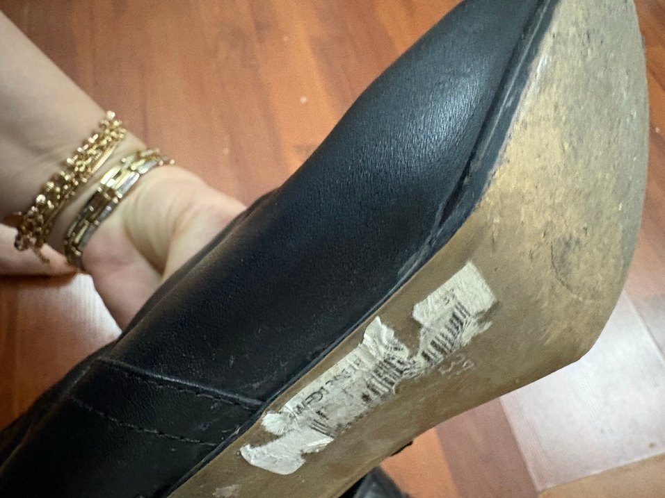 Kadın Siyah Deri Goth Kemerli Bot, birinci sınıf işçilik ve deri - Görsel 5