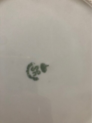 Sümerbank damgalı porselen yemek tabağı - Görsel 6