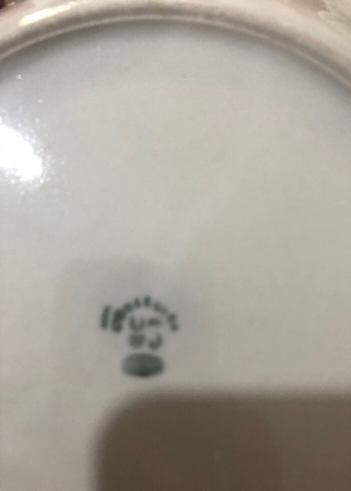 Sümerbank damgalı porselen yemek tabağı - Görsel 3