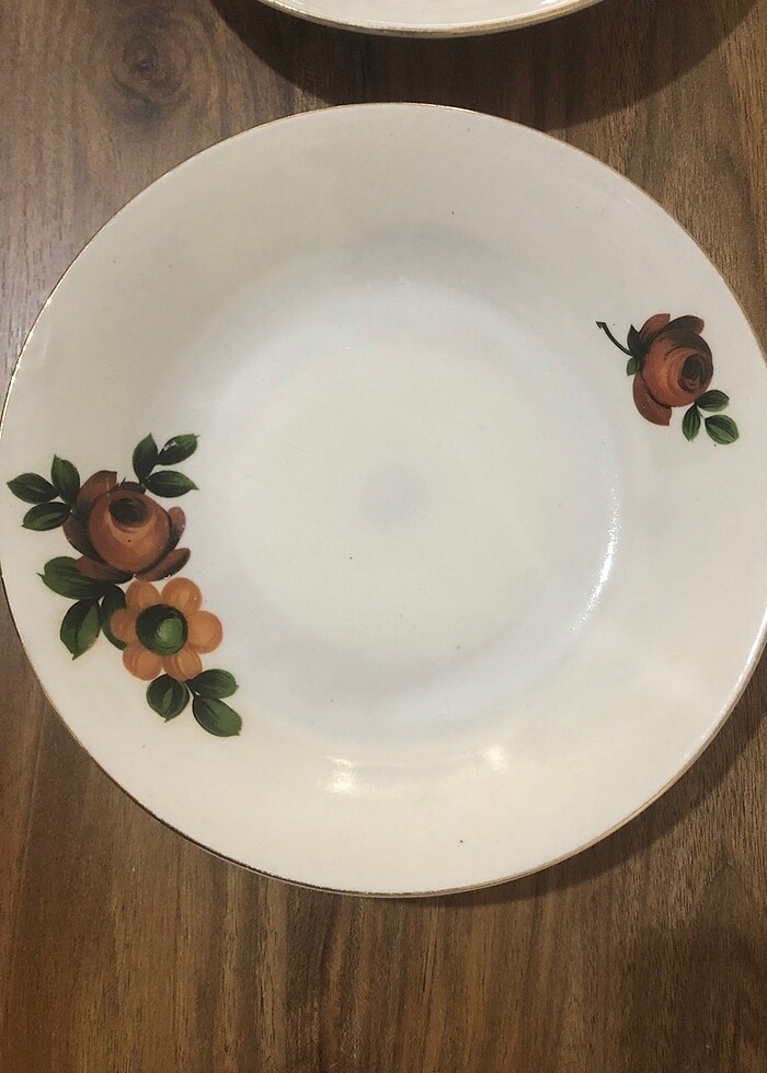 Sümerbank damgalı porselen yemek tabağı - Görsel 2