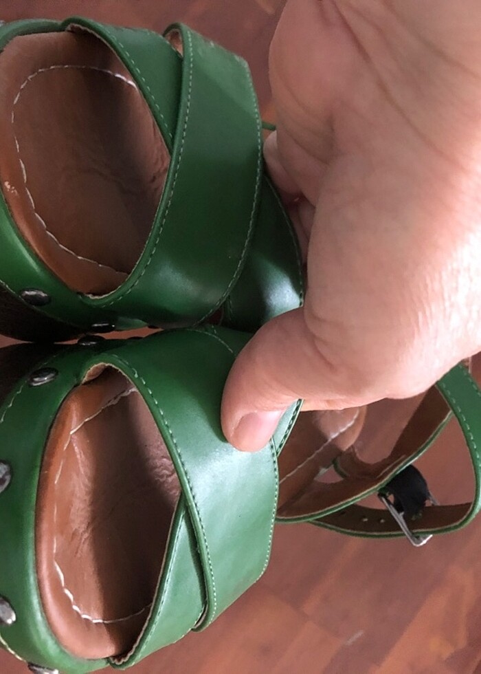 Comfort kalın topuklu sandalet - Görsel 4