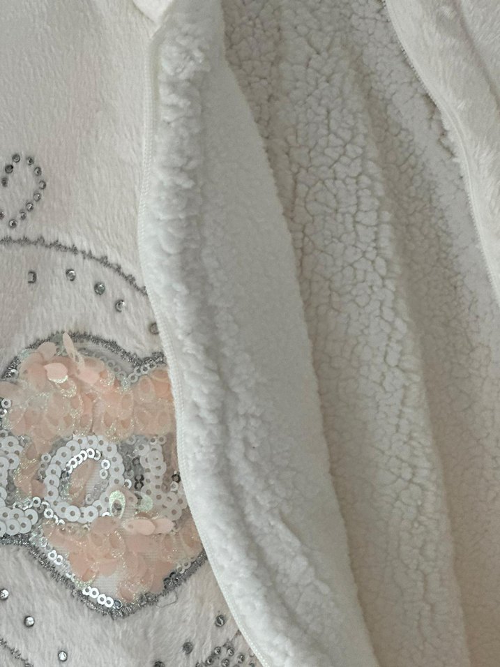 Beyaz Bebek Kış Tulumu içi kürklü hiç kullanılmamış etiketli - Görsel 4