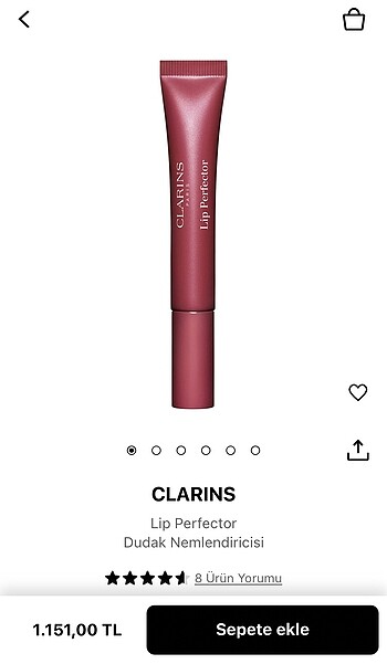 Clarins Lip Perfector 25 Numara Mullberry Glow