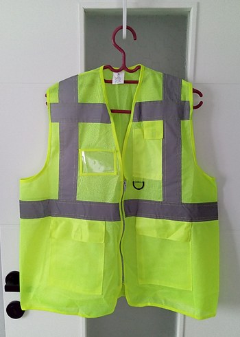 Erkek Çocuk Reflektörlü Sarı Yelek - Görsel 4