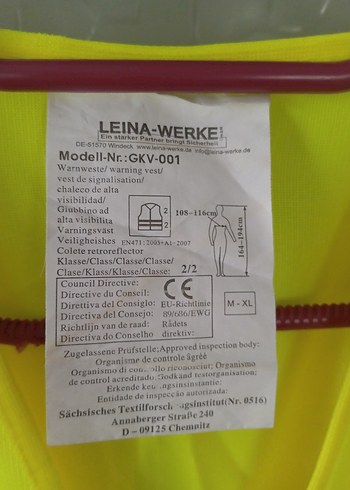 Erkek Çocuk Reflektörlü Sarı Yelek - Görsel 2