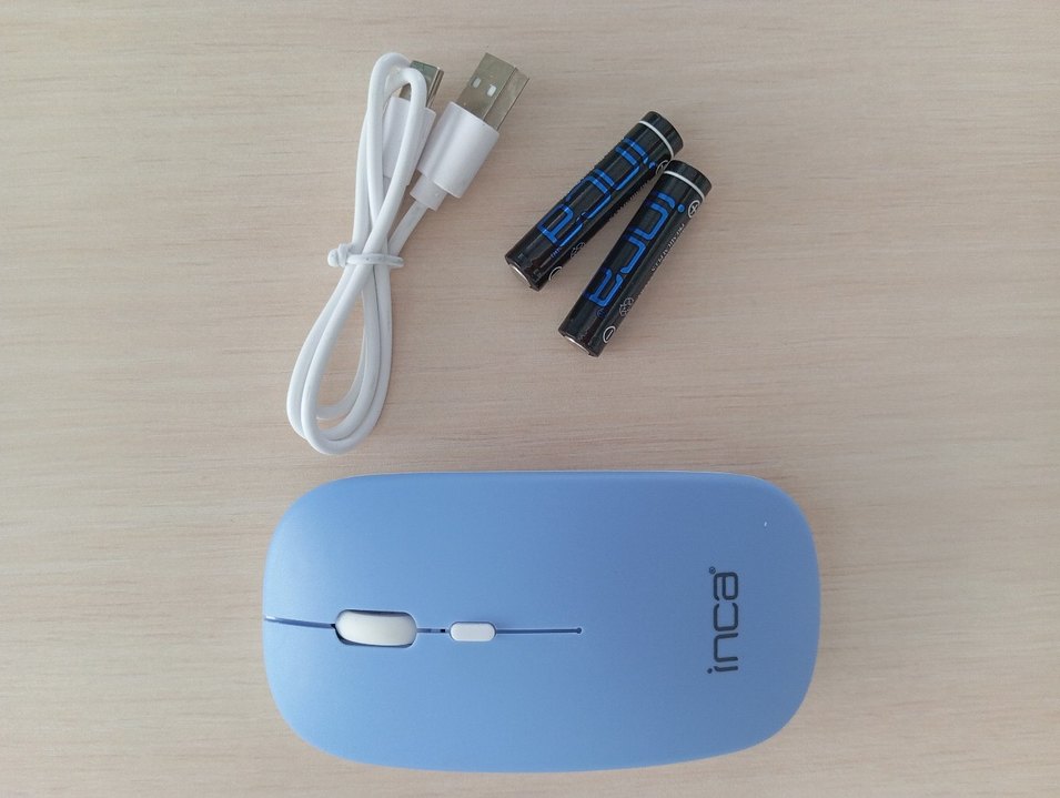 İnca Kablosuz Mavi Klavye ve Mouse Seti - Görsel 2