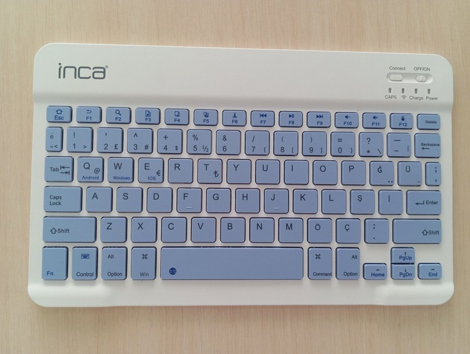 İnca Kablosuz Mavi Klavye ve Mouse Seti - Görsel 3