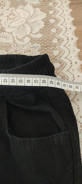 12-13 Yaş Beden siyah Renk Kargo Pantolon 12 yaş