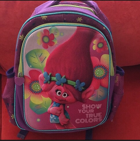 Trolls okul çantası