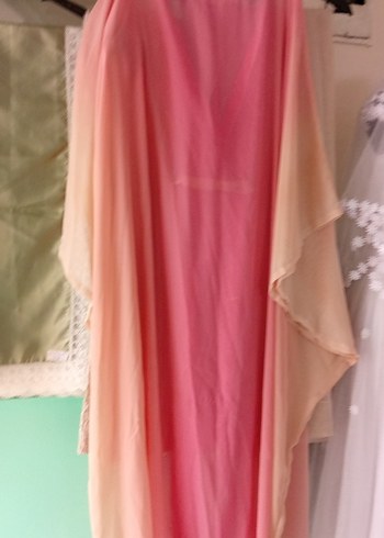 Uzun abiye paroya içten kemerli kendi tasarımım astar giy abiye - Görsel 6