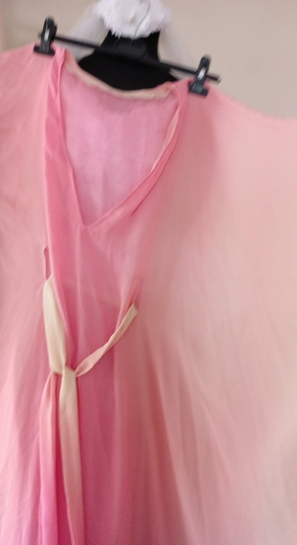 Uzun abiye paroya içten kemerli kendi tasarımım astar giy abiye - Görsel 4