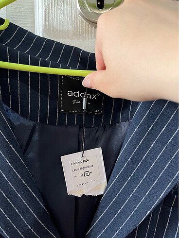 l Beden lacivert Renk Addax blazer ceket