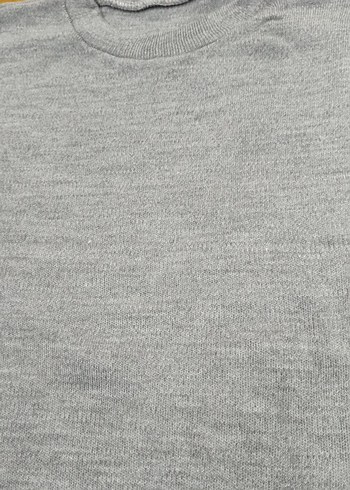 Diğer Gri Kadın Sweatshirt kazakUzun Kollu