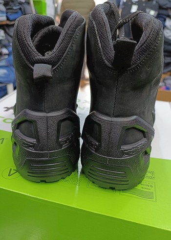 Erkek Siyah Kamuflaj Desenli Bağcıklı Bot - Görsel 5