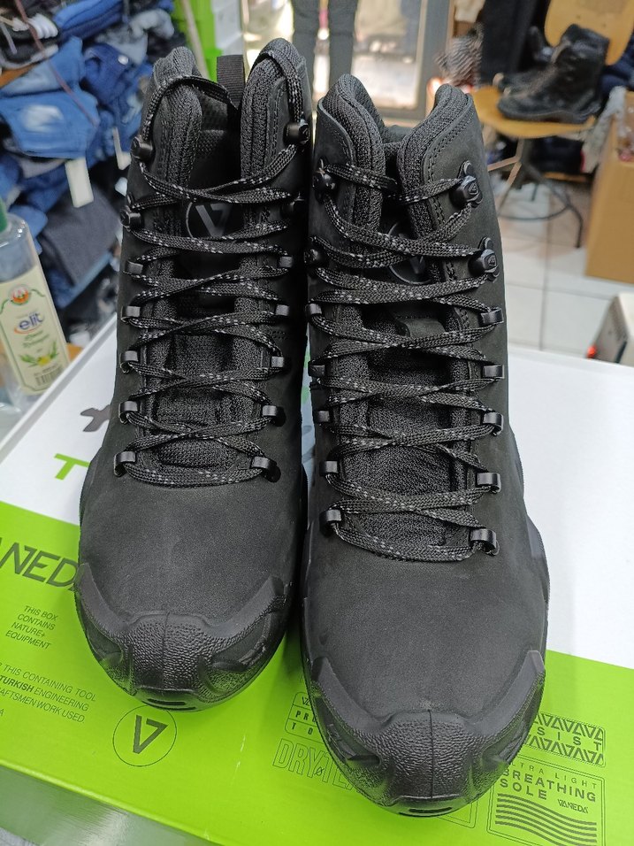 Erkek Siyah Kamuflaj Desenli Bağcıklı Bot - Görsel 3