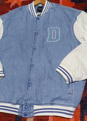 Düğmeli Mavi Denim Erkek Ceket - Görsel 4