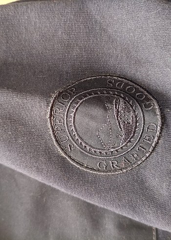 Battal Fermuarlı Lacivert Erkek Sweatshirt - Görsel 10