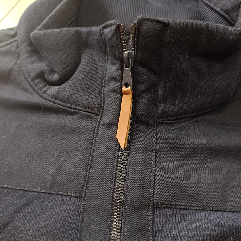 Battal Fermuarlı Lacivert Erkek Sweatshirt - Görsel 4