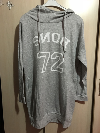 Diğer Kapişonlu bayan uzun sweat