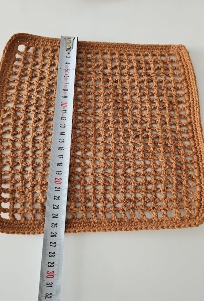 Bohem Tarzı Kahverengi Örgü Amerikan Servis - Görsel 3