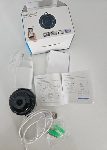 Siyah WiFi Kablosuz HD Kamera Seti - Görsel 6