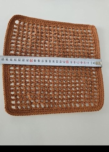 Kahverengi Bohem Örgü supla - Görsel 6