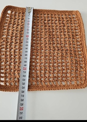 Kahverengi Bohem Örgü supla - Görsel 5