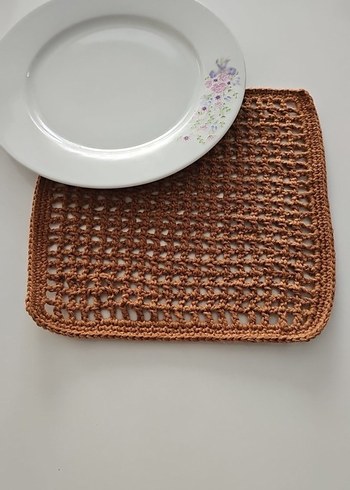 Kahverengi Bohem Örgü supla - Görsel 7