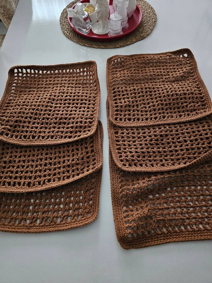 Kahverengi Bohem Örgü supla - Görsel 4