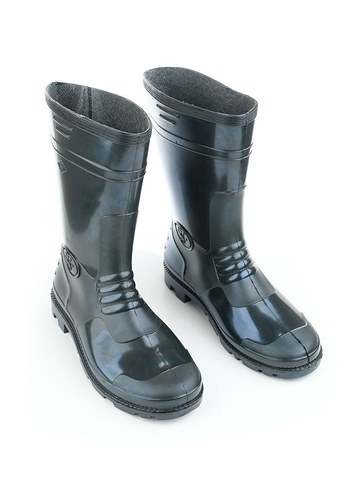 kahve Erkek Diz Boyu Lastik Çizme - Görsel 2