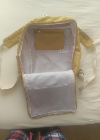 Sarı Minimalist Kadın Sırt Çantası - Görsel 2