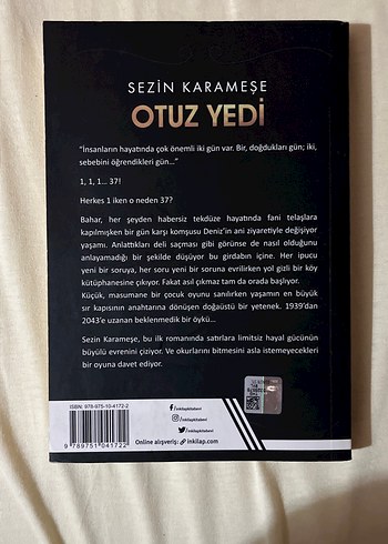 Sezin Karameşe - Otuz Yedi Romanı - Görsel 2