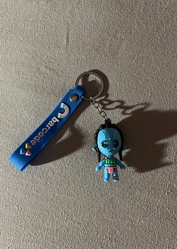 Mavi avatar figürlü anahtarlık