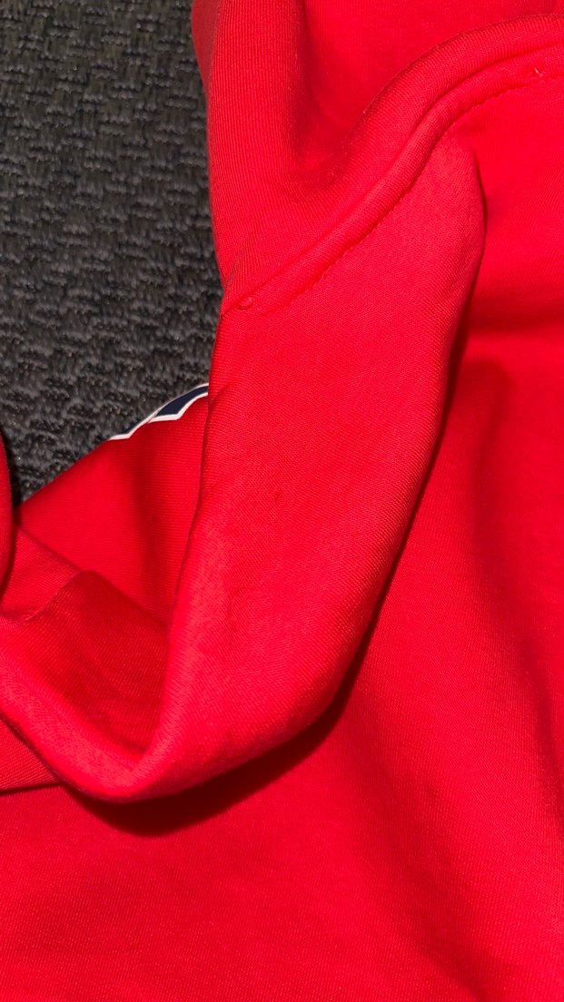 Canlı Kırmızı MAVİ Kapüşonlu Sweatshirt — görsel 4/5