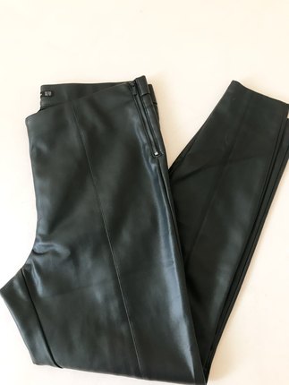 Zara Zara deri gorunumlu pantolon XXL